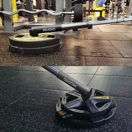 MIUONO Landmine Attachment for Barbell, T Bar Row Attachment Fit for 2" Olympic Bar, Full 360° Swivel for Back or Full-Body Workout Home Gym Equipment