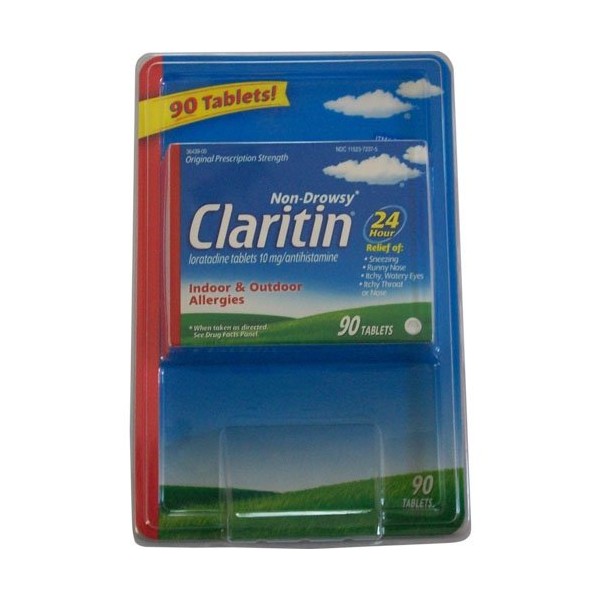 Claritin Indoor & Outdoor Allergy Relief, 90-Tablets