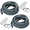 APACALI 2 PCS Washing Machine Drain Hose Extension Kit16 ft