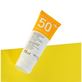 Revée Face Sun Cream 50 + SPF, Sun Cream for the Body with Excellent Sun Protection for the Face and Nourishing Properties, Protects Post-Operative Scars, Oily and Dry Skin, 75 ml