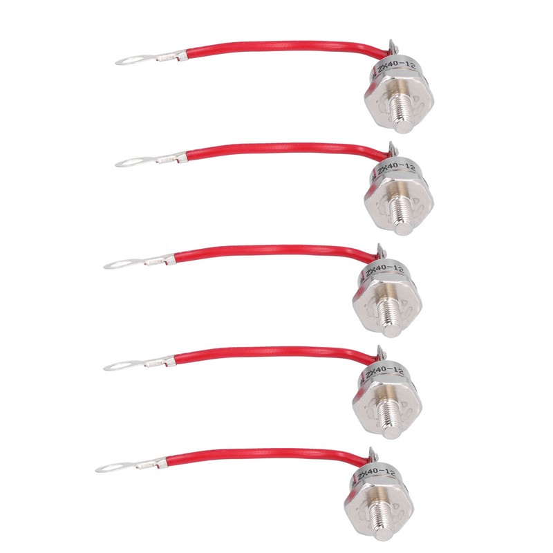 5 Pcs Rectifier Diode 1200V 40A Heat Dissipation Forward Silicon