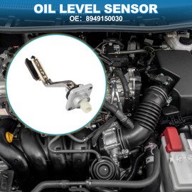 A ABSOPRO Oil Level Sensor No. 8949150030 Oil Level Sensor for Lexus GS300 2006 (3UZFE; UZS190) Plastic Metal Silver Tone