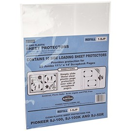 Pioneer Scrapbook Sheet Protectors, Pack of 10.