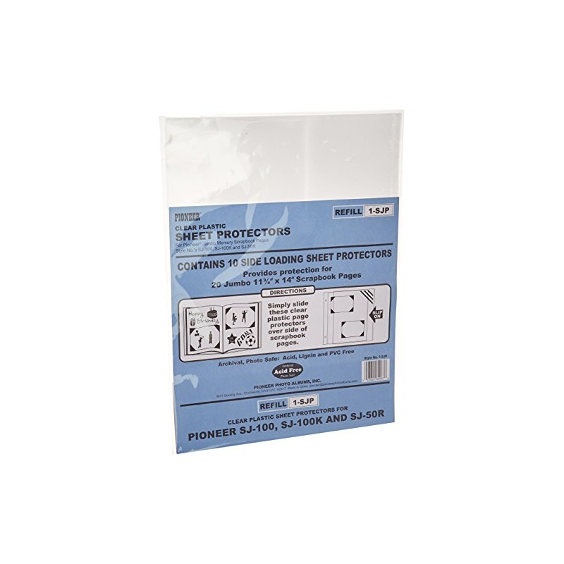 Pioneer Scrapbook Sheet Protectors, Pack of 10.
