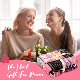 Regalos para Mama, Gifts for Mom in Spanish, Mom Gifts from Daughter Son, Mom Birthday Gifts, Best Mom Ever Gifts, Mothers Day Christmas Valentines Day Birthday Gifts for Mom, Mom Blanket 50"x60"