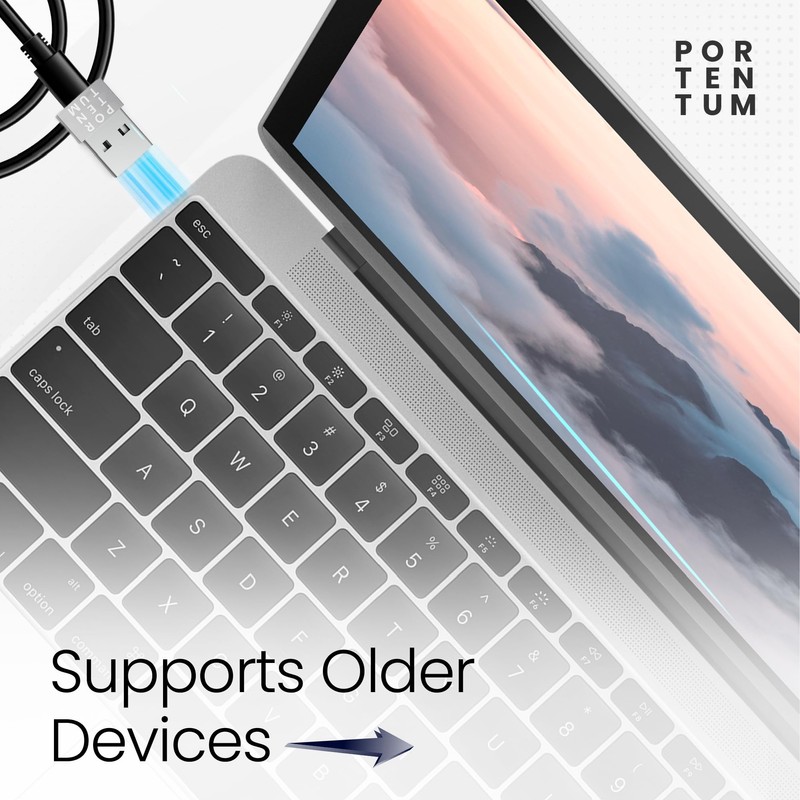 PORTENTUM USB c to USB Adaptor - 3 Units -
