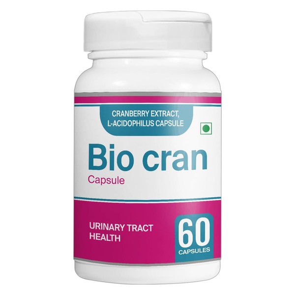 Cranberry Capsules (60 Count) - Urinary Tract Health Supplement w/Cranberry