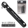 MULWARK 11-Piece Small Screwdriver Set, 1/4" Right Angle Screwdriver with