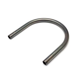 Alchemy Parts Motorbike Rear Seat Loop Frame - Flat Hoop for Custom Project Scrambler - 20mm x 230mm