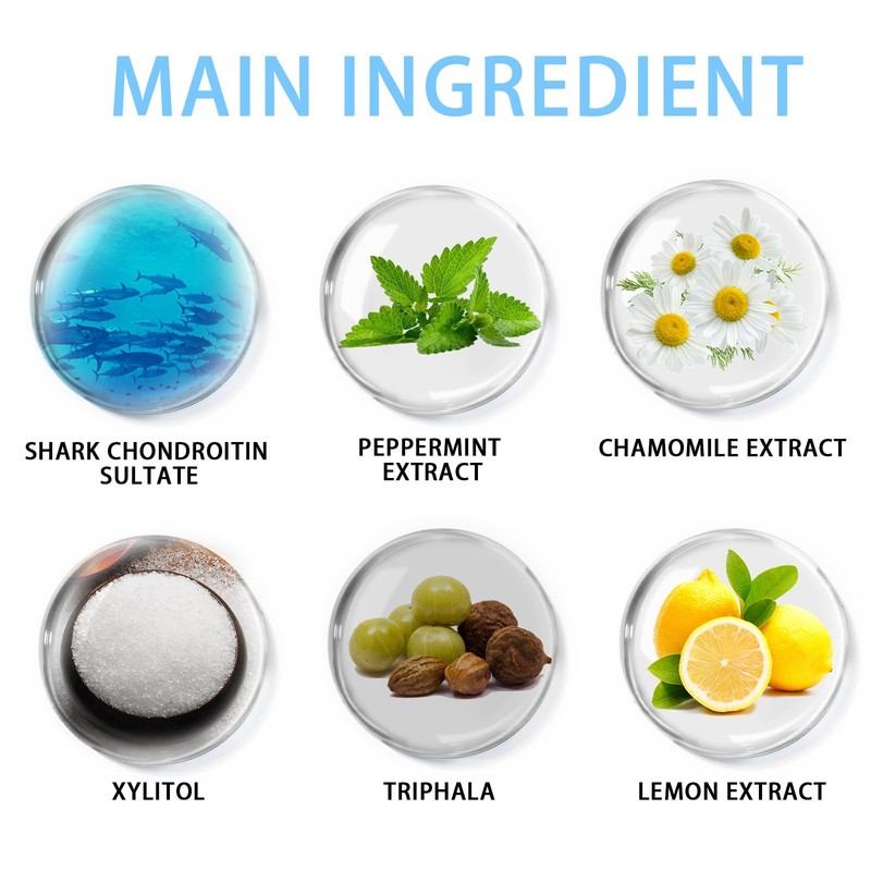 Mnozreo Zahn-Gel, Zahnfleischwachstum, Reparatur von Enzym, revitalisierende Essenz zur Reparatur