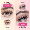 Fayjoo Wispy Natural Self Adhesive Eyelashes DIY Lash Clusters with