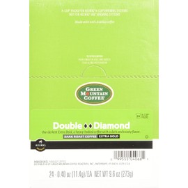 Green Mountain Double Black Diamond Extra Bold K-Cup Coffee, Totally 72 K-Cups