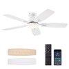 SUNMORY 42" Ceiling Fans with Lights and Remote/APP Control, Low
