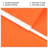 sourcing map Orange Flag Stick Hand Held Small Mini DIY