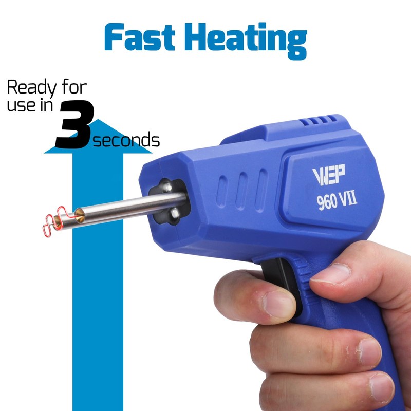 WEP 960-VII Plastic Welder Kit 110V with Ergonomic Grip and