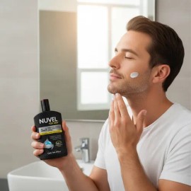 Nuvel For Men Crema Corporal Humectante Para Hombre Con Aloe                                                                                          