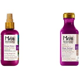 Maui Moisture Shea Butter Leave-in Conditioning Mist, 8 ounces +, Heal & Hydrate + Shea Butter, Acondicionador, Hidrata y Repara Cabello Dañado y Maltratado, Sin Parabenos, Manteca de Karité, 340 g