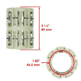 Caltric Front Differential Roll Cage Armature Plate for Polaris Ranger 500 4x4 6X6 06-08