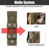 Tactical Tourniquet Pouch, Elastic Tourniquet Holder Holster Molle Flashlight Holster