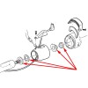 COUNTERPART AUTOMOTIVE 1967 1968 1969 CHEVY GMC TRUCK STEERING COLUMN