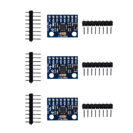 FORIOT 3pcs GY-521 MPU6050 3-Axis Accelerometer Gyro Module MPU-6050 6 DOF 6-Axis Accelerometer DIY Kit 16-bit AD Converter Data Output IIC I2C [DC 3-5V]