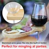 Primeware Cambridge 5 Tier Appetizer Server Plates with Wine Glass