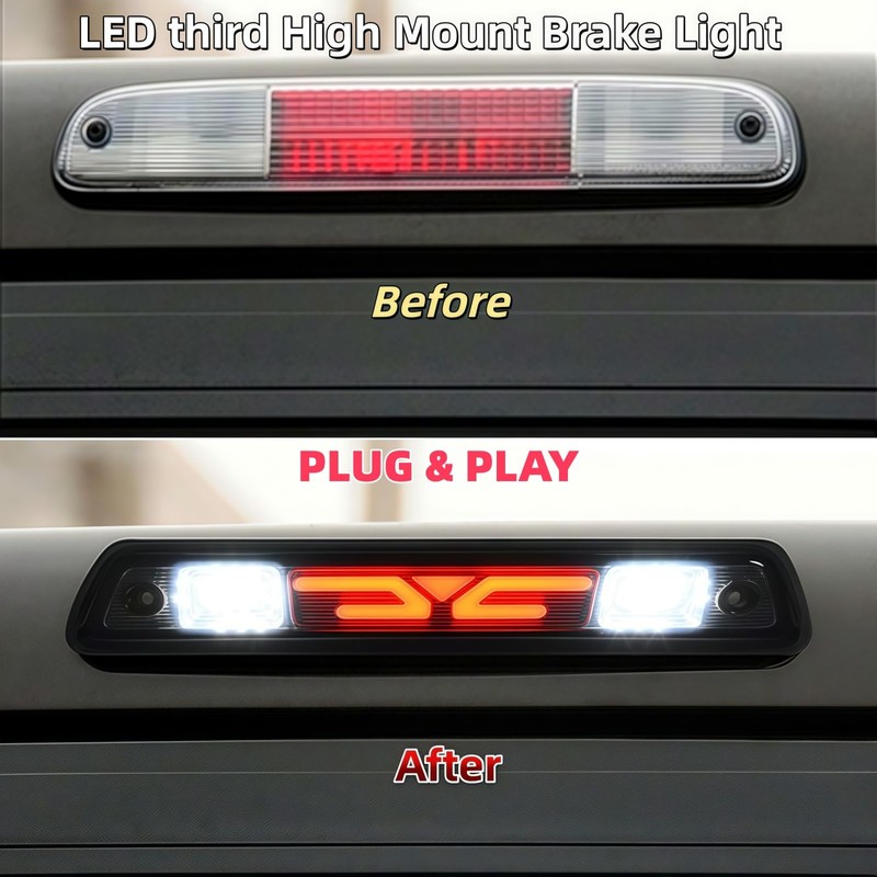 HAHLOMEI LED Third Brake Light Compatible with 2009-2014 Ford F150