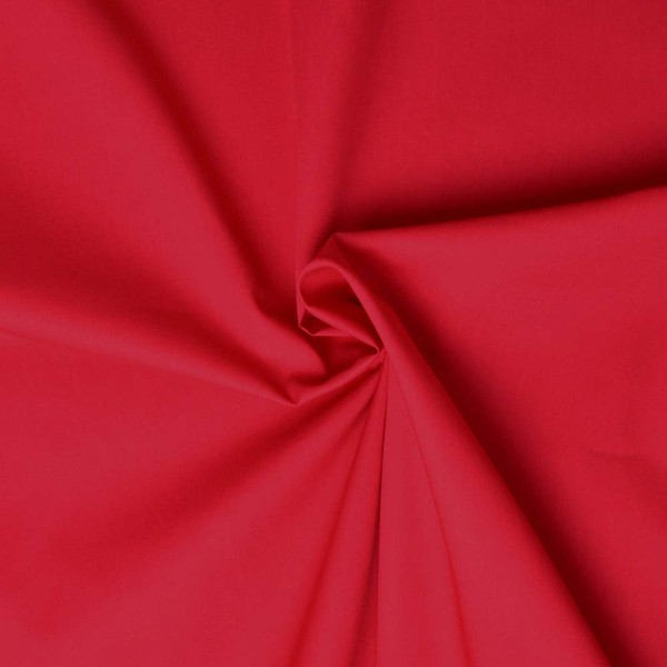 designers-factory Poplin Fabric Plain - Cotton Fabric, 100% Cotton -