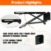 12 Inch Double Fittings E Track Shelf Bracket - Durable