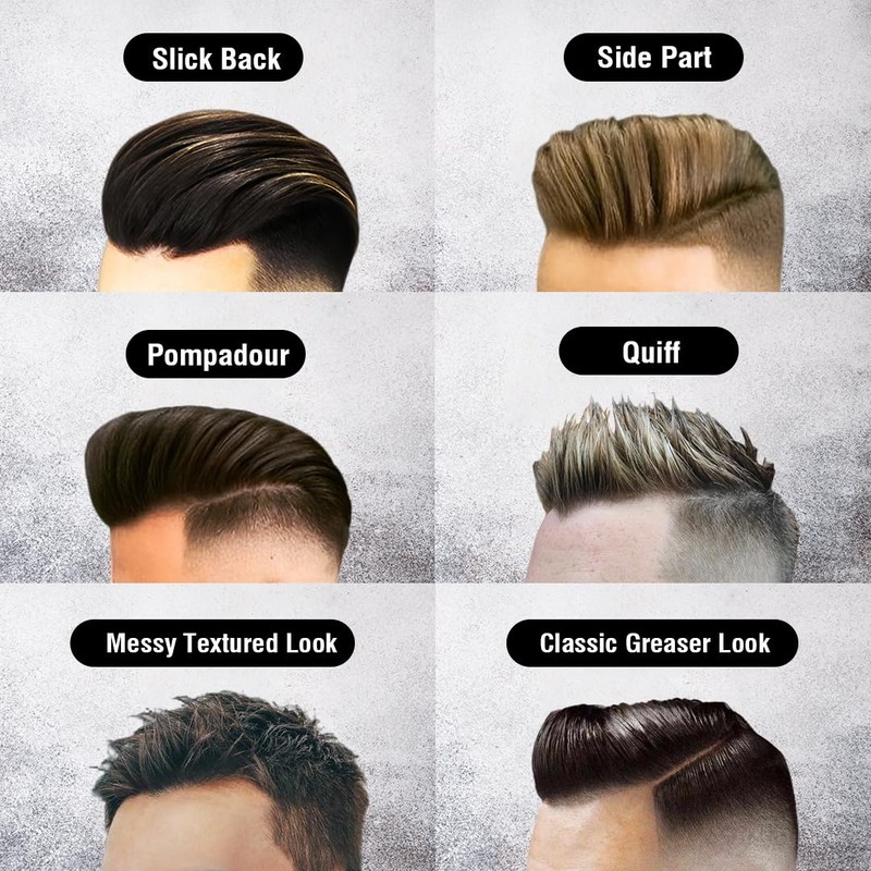 Strong Hold High Shine Hair Pomade 1.76oz for Men Styling