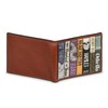 Yoshi William Shakespeare Bookworm Men's Leather Wallet, Genuine Brown Leather