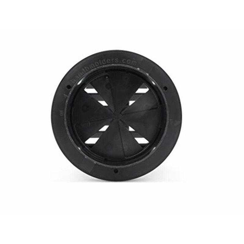 Thetford Thermovent 4 inch Ducted Heat Vent with Damper Black