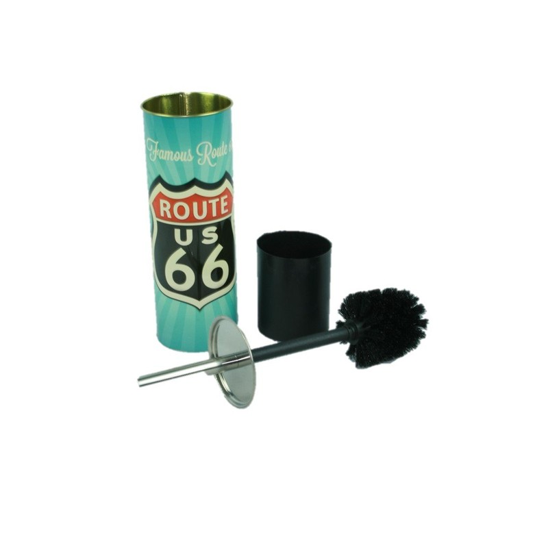 unbekannt Route 66 2-Piece Bath Mat with Toilet Brush