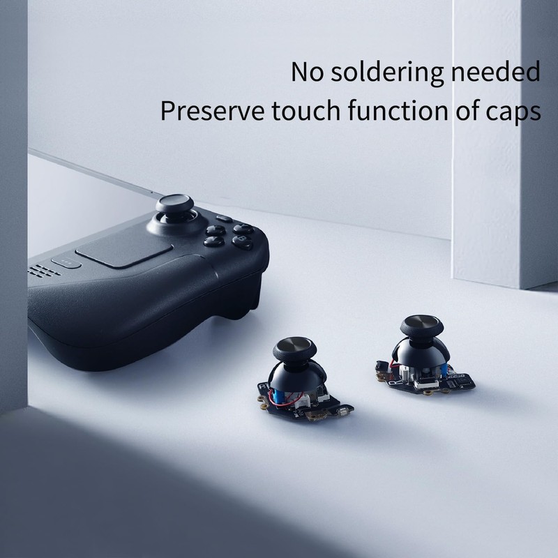 AKNES Gulikit Hall Effect Joysticks for Steam Deck OLED, Left/Right