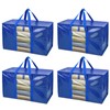 BALEINE 4-Pack Oversized Moving Bags with Reinforced Handles, Heavy-Duty Storage