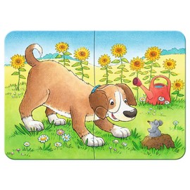 Ravensburger Ravensburger Kinderpuzzle - 06951 Niedliche Haustiere - My First Puzzle mit 2,4,6,8 Teilen - Puzzle für Kinder ab 2 Jahren