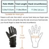 Hjkiopc Women's Ski Gloves Winter Windproof Waterproof Snow Touchscreen Thermal
