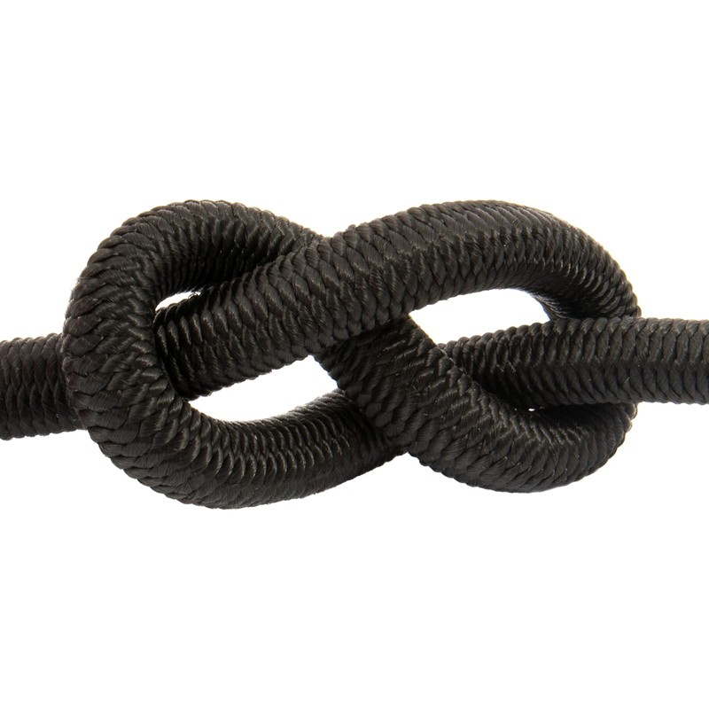 10 m / 32 ft of 6 mm Black Elastic