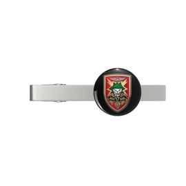 Military Assistance Command, Vietnam Studies and Observations Group - MACV-SOG Patch over Black Velvet Silver Tie Clip Tie Bar Veteran Gift