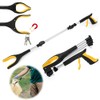 Adiwo Foldable Litter Picker Grabber, 91cm/36" Long Handle Litter Pickers