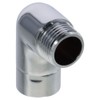 iuniq 90 Degree Shower Head Elbow Adapter Durable Sliver Shower