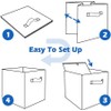 powerking Storage Bins, Foldable Fabric Storage Cubes and Cloth Storage