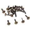zalati Split Pins 200 Pieces Metal Paper Fasteners Round Head
