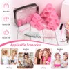 Qinzave 65 PCS Hair Curler Rollers with 5 Sizes Self