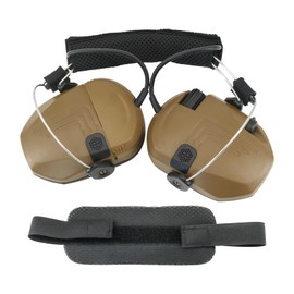 Hearangel W04 Electronic Hearing Protection with Sound Amplification Ear Defender w/Gel Earpad for Shooting,Hunting,Airsoft (Coyote Brown)