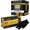 Dura-Gold HD Black Nitrile Disposable Gloves, 10 Boxes of 100,