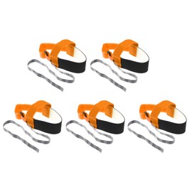 MECCANIXITY 5pcs ESD Anti Static Foot Heel Straps Anti Static Wrist Strap Band Adjustable for Grounding Removing Static Orange