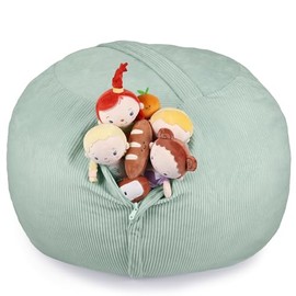 GAGAKU XXL Children's Bean Bag for Stuffed Toy Storage - 270 L Cuddly Toy Organiser & Toy Bag - Large Bean Bag Chair Cover Made of Cotton for Children's Room Decoration and Order (Without Filling)