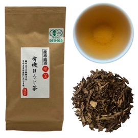 Organic Tea Koyoen Uji Roasted Tea, Produced in Kyoto Prefecture, 1.8 oz (50 g)
