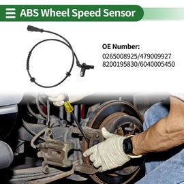 Motoforti ABS Wheel Speed Sensor ABS Sensor Anti-lock Braking System Sensor for Renault Clio Euro Modus 2005-2012 No.0265008925/479009927 Rear Right